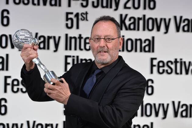 French actor Jean Reno holds the Festival President s Award at the 51st Karlovy Vary International Film Festival in Karlovy Vary, Czech Republic, July 4, 2016. (CTKxPhoto KaterinaxSulova) CTKPhotoP201607040866201  SUK_7451