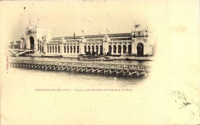 Paris, Exposition 1900, Palais des Armées de Terre & de Mer !AUFNAHMEDATUM GESCHÄTZT!