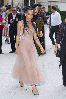 Paris Haute Couture Week - Promis vor Valentino Modenschau Zoe Kravitz PEOPLE : Modenschau Valentino - Fashion week - Paris - 06 07 2016 StephenCailletx 