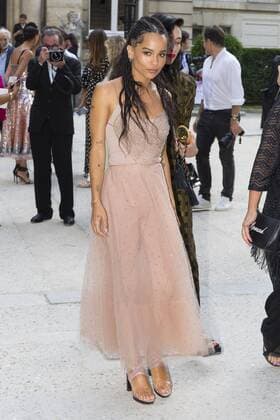Paris Haute Couture Week - Promis vor Valentino Modenschau Zoe Kravitz PEOPLE : Modenschau Valentino - Fashion week - Paris - 06 07 2016 StephenCailletx 