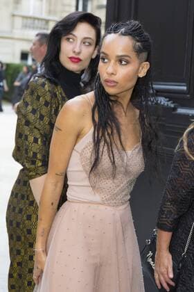 Paris Haute Couture Week - Promis vor Valentino Modenschau Zoe Kravitz PEOPLE : Modenschau Valentino - Fashion week - Paris - 06 07 2016 StephenCailletx 