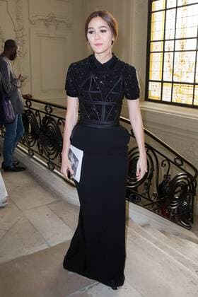 Paris Haute Couture Week - Promis bei Jean Paul Gaultier Modenschau Araya Alberta Hargate PEOPLE : Modenschau Jean Paul Gaultier - Haute Couture Herbst Winter - 06 07 2016 Viktorx 