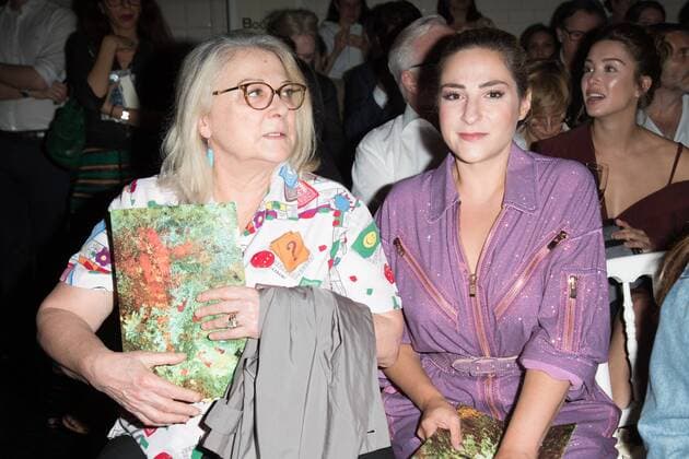 Paris Haute Couture Week - Promis bei Jean Paul Gaultier Modenschau Josiane Balasko, Marilou Berry PEOPLE : Modenschau Jean Paul Gaultier - Haute Couture Herbst Winter - 06 07 2016 Viktorx 