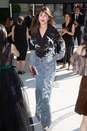 Paris Haute Couture Week - Promis vor Valentino Modenschau Jeanne Damas PEOPLE : Modenschau Valentino - Haute Couture Herbst Winter - 06 07 2016 Viktorx 