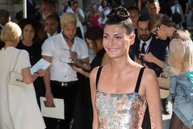 Paris Haute Couture Week - Promis vor Valentino Modenschau Giovanna Battaglia PEOPLE : Modenschau Valentino - Haute Couture Herbst Winter - 06 07 2016 Viktorx 