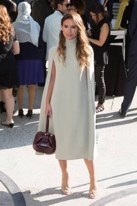 Paris Haute Couture Week - Promis vor Valentino Modenschau Miroslava Duma PEOPLE : Modenschau Valentino - Haute Couture Herbst Winter - 06 07 2016 Viktorx 