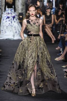209311 Marineau Starface 2016-07-06 Paris France Paris Fashion week. Defilé Haute Couture Automne Hiver 2016 Elie Saab. Elie Saab, Couture autumn-winter 2016 Paris, France Editorial use only  Copyright: xMarineaux STAR_209311_017