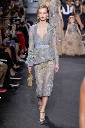 209311 Marineau Starface 2016-07-06 Paris France Paris Fashion week. Defilé Haute Couture Automne Hiver 2016 Elie Saab. Elie Saab, Couture autumn-winter 2016 Paris, France Editorial use only  Copyright: xMarineaux STAR_209311_065
