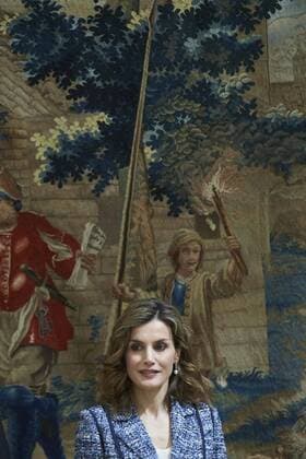 July 8, 2016 - Madrid, Madrid, Spain - Queen Letizia of Spain attended the Delivery of Queen Letizia Awards 2015 of the Royal Board on Disability at Palacio de El Pardo on July 8, 2016 in Madrid Madrid Spain  - ZUMAg15_