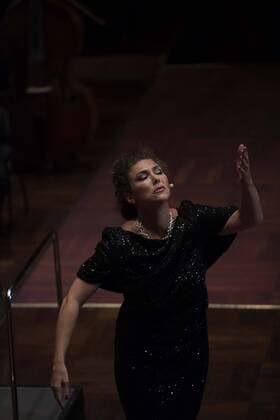 Rheingau Musik Festival German soprano Annette Dasch performs during Rheingau Music Festival in Wiesbaden, Germany, on July 8, 2016. The 29th Rheingau Music Festival is held from June 18 to August 27. ) GERMANY-GEISENHEIM-RHEINGAU MUSIC FESTIVAL-ANNETTE DASCH LuoxHuanhuan 