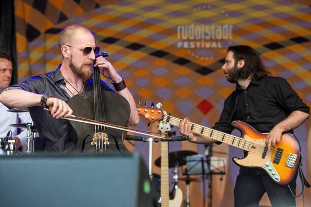 RUTH Preisverleihung auf Heidecksburg Die RUTH-Preisträger 2016 Royal Street Orchestra mit der Förder-RUTH 2016 Matthias Schriefl mit der Festival-RUTH 2016 Andrea Hotzko mit der Ehren-RUTH 2016 Stoppok - Hauptpreis zur RUTH 2016 im Bild: Royal Street Orchestra 26. Rudolstadt Festival - Roots Folk Weltmusik
