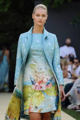 July 9, 2016 - Rome, Italy - Model on the catwalk for the Duch fashion designer ADDY VAN DEN KROMMENACKER at AltaRoma Fashion Week in Rome. Rome Italy - ZUMAi15_