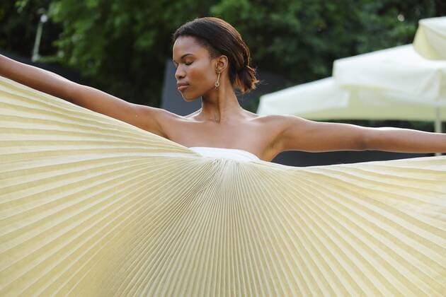 July 9, 2016 - Rome, Italy - Model on the catwalk for the Duch fashion designer ADDY VAN DEN KROMMENACKER at AltaRoma Fashion Week in Rome. Rome Italy - ZUMAi15_