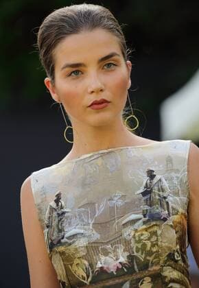 July 9, 2016 - Rome, Italy - Model on the catwalk for the Duch fashion designer ADDY VAN DEN KROMMENACKER at AltaRoma Fashion Week in Rome. Rome Italy - ZUMAi15_