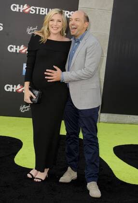 Paul Scheer & wife June Diane Raphael GHOSTBUSTERS FILM PREMIERE Hollywood Patrick Rideaux PicturePerfect