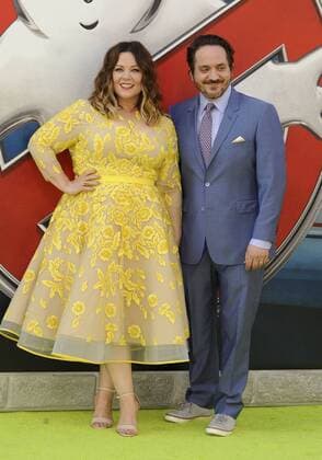 Melissa McCarthy & husband Ben Falcone GHOSTBUSTERS FILM PREMIERE Hollywood Patrick Rideaux PicturePerfect