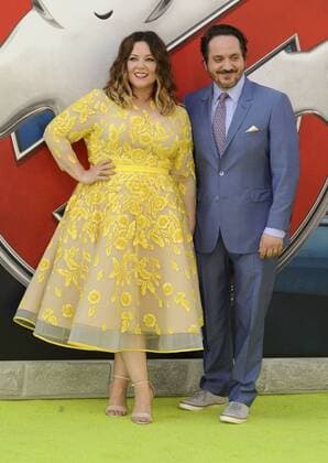 Melissa McCarthy & husband Ben Falcone GHOSTBUSTERS FILM PREMIERE Hollywood Patrick Rideaux PicturePerfect