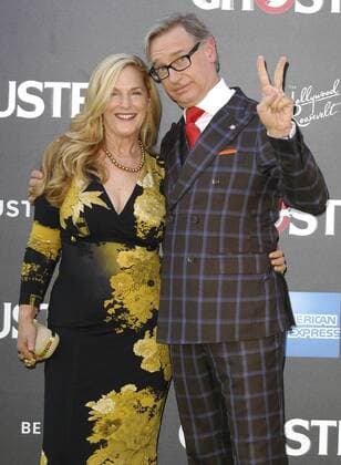 Paul Feig & wife Laurie Karon GHOSTBUSTERS FILM PREMIERE Hollywood Patrick Rideaux PicturePerfect