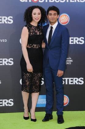 July 9, 2016 - Hollywood, CA, United States - 09 July 2016 - Hollywood, California. Bess Rous, Karan Soni . Arrivals for the Premiere Of Sony Pictures Ghostbusters held at TCL Chinese Theatre. Photo Credit: Hollywood United States - ZUMAa123