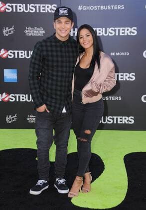 July 9, 2016 - Hollywood, CA, United States - 09 July 2016 - Hollywood, California. Austin Mahone. Arrivals for the Premiere Of Sony Pictures Ghostbusters held at TCL Chinese Theatre. Photo Credit: Hollywood United States - ZUMAa123