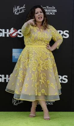 Cast member Melissa McCarthy attends the premiere of the motion picture comedy Ghostbusters at TCL Chinese Theatre in the Hollywood section of Los Angeles on July 9, 2016. Storyline: 30 years after Ghostbusters took the world by storm, the beloved franchise makes its long-awaited return. Director Paul Feig brings his fresh take to the supernatural comedy, joined by some of the funniest actors working today.  LAP2016070904 JIMxRUYMEN