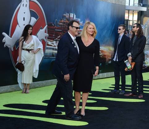 Producer Dan Aykroyd and his wife Donna Dixon attend the premiere of the motion picture comedy Ghostbusters at TCL Chinese Theatre in the Hollywood section of Los Angeles on July 9, 2016. Storyline: 30 years after Ghostbusters took the world by storm, the beloved franchise makes its long-awaited return. Director Paul Feig brings his fresh take to the supernatural comedy, joined by some of the funniest actors working today.  LAP2016070939 JIMxRUYMEN