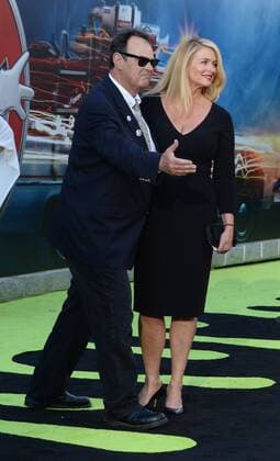 Producer Dan Aykroyd and his wife Donna Dixon attend the premiere of the motion picture comedy Ghostbusters at TCL Chinese Theatre in the Hollywood section of Los Angeles on July 9, 2016. Storyline: 30 years after Ghostbusters took the world by storm, the beloved franchise makes its long-awaited return. Director Paul Feig brings his fresh take to the supernatural comedy, joined by some of the funniest actors working today.  LAP2016070940 JIMxRUYMEN