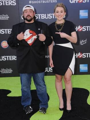 July 9, 2016 - Hollywood, CA, United States - 09 July 2016 - Hollywood, California. Kevin Smith, Harley Quinn Smith. Arrivals for the Premiere Of Sony Pictures Ghostbusters held at TCL Chinese Theatre. Photo Credit: Hollywood United States - ZUMAa123