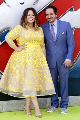 Melissa McCarthy und ihr Ehemann Ben Falcone bei der Ghostbusters Kino Premiere am 9.07.2016 in Hollywood, Los Angeles Ghostbusters World Premiere in Hollywood, Los Angeles, 2016 