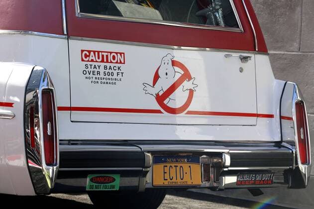 Das Geisterjäger-Mobil bei der Ghostbusters Kino Premiere am 9.07.2016 in Hollywood, Los Angeles Ghostbusters World Premiere in Hollywood, Los Angeles, 2016 