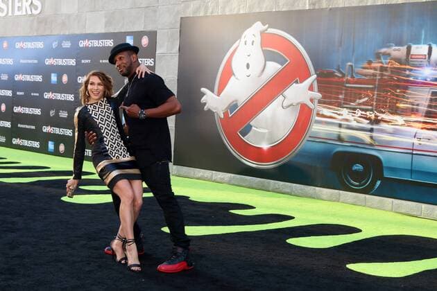 LOS ANGELES - JUL 9: Allison Holker, Stephen Boss at the Ghostbusters Premiere at the TCL Chinese Theater IMAX on July 9, 2016 in Los Angeles, CA  KathyxHutchins