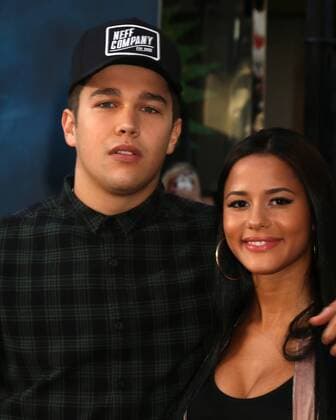 LOS ANGELES - JUL 9: Austin Mahone, Katya Henry at the Ghostbusters Premiere at the TCL Chinese Theater IMAX on July 9, 2016 in Los Angeles, CA  KathyxHutchins