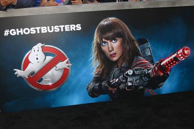 LOS ANGELES - JUL 9: Kristen Wiig Ghostbusters Poster at the Ghostbusters Premiere at the TCL Chinese Theater IMAX on July 9, 2016 in Los Angeles, CA  KathyxHutchins