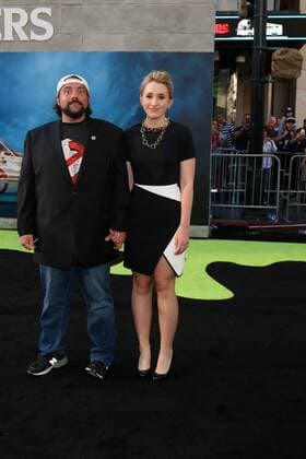 LOS ANGELES - JUL 9: Kevin Smith, Harley Quinn Smith at the Ghostbusters Premiere at the TCL Chinese Theater IMAX on July 9, 2016 in Los Angeles, CA  KathyxHutchins
