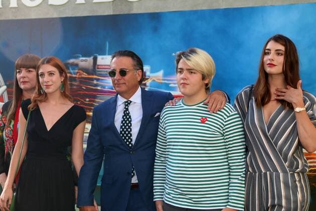 LOS ANGELES - JUL 9: Andy Garcia, family at the Ghostbusters Premiere at the TCL Chinese Theater IMAX on July 9, 2016 in Los Angeles, CA  KathyxHutchins
