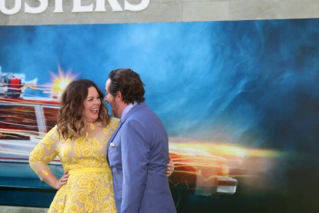 LOS ANGELES - JUL 9: Melissa McCarthy, Ben Falcone at the Ghostbusters Premiere at the TCL Chinese Theater IMAX on July 9, 2016 in Los Angeles, CA  KathyxHutchins