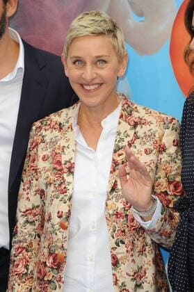 American TV personality Ellen Degeneres attending the UK Gala Screening of Finding Dory , at London s Odeon Leicester Square. July 10th 2016  PTYx162212