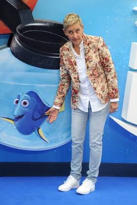 American TV personality Ellen Degeneres attending the UK Gala Screening of Finding Dory , at London s Odeon Leicester Square. July 10th 2016  TSTx162217