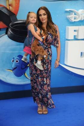 English socialite Tamara Ecclestone and daughter attending the UK Gala Screening of Finding Dory , at London s Odeon Leicester Square. July 10th 2016  TSTx162217