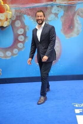 American TV personality Ellen Degeneres and actor Dominic West attending the UK Gala Screening of Finding Dory , at London s Odeon Leicester Square. July 10th 2016  TSTx162217