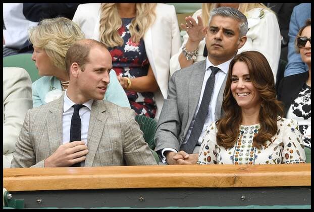 . 10 07 2016. London, United Kingdom. Wimbledon Tennis Championships 2016-Day Thirteen. The Duke and Duchess of Cambridge join members of the Royal Box watch The Men s Final on Centre Court, Andy Murray v Milos Raonic in the Wimbledon Tennis Championships 2016,  xAndrewxParsonsx xi-Imagesx IIM-13130-0023