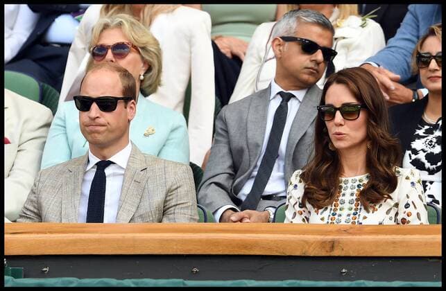 . 10 07 2016. London, United Kingdom. Wimbledon Tennis Championships 2016-Day Thirteen. The Duke and Duchess of Cambridge join members of the Royal Box watch The Men s Final on Centre Court, Andy Murray v Milos Raonic in the Wimbledon Tennis Championships 2016,  xAndrewxParsonsx xi-Imagesx IIM-13130-0030