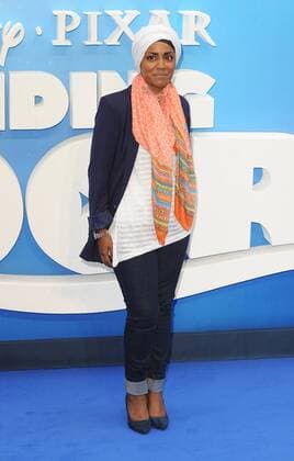 Nadiya Hussain attends the UK Gala Screening of Finding Dory at Odeon Leicester Squarein London. July 10th 2016  PTYx162212