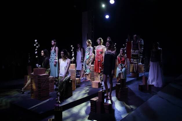 July 10, 2016 - Rome, Italy - AltaRoma Rome Fashion Week at Ex Dogana in Rome. Rome Italy - ZUMAi15_