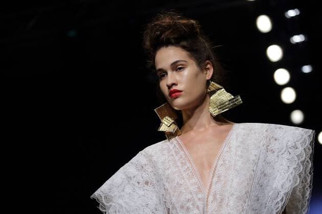 July 10, 2016 - Rome, Italy - AltaRoma Rome Fashion Week at Ex Dogana in Rome. Rome Italy - ZUMAi15_