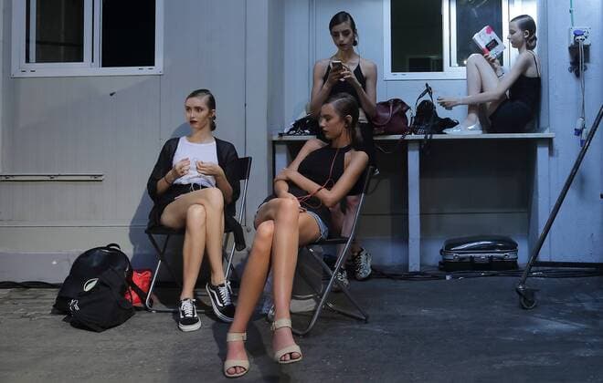 July 10, 2016 - Rome, Italy - AltaRoma Rome Fashion Week at Ex Dogana in Rome. Rome Italy - ZUMAi15_
