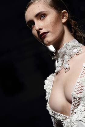 July 10, 2016 - Rome, Italy - AltaRoma Rome Fashion Week at Ex Dogana in Rome. Rome Italy - ZUMAi15_