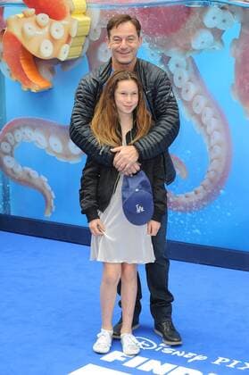Jason Isaacs and his daughter Ruby attend the UK Gala Screening of Finding Dory at Odeon Leicester Square in London. July 10th 2016  PTYx162212