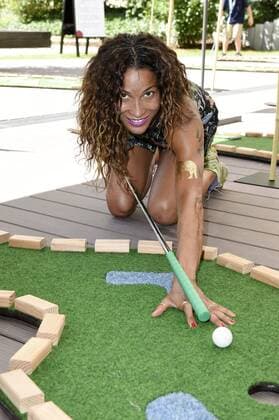 Annabelle Mandeng beim 2. i31 Berlin Minigolf-Cup 2016 im Boutique Hotel i31. Berlin, 10.07.2016 Foto:xFredericx xFuturexImage
