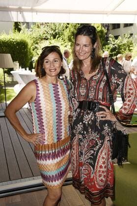 Sandra Maischberger und Tita von Hardenberg beim 2. i31 Berlin Minigolf-Cup 2016 im Boutique Hotel i31. Berlin, 10.07.2016 Foto:xFredericx xFuturexImage